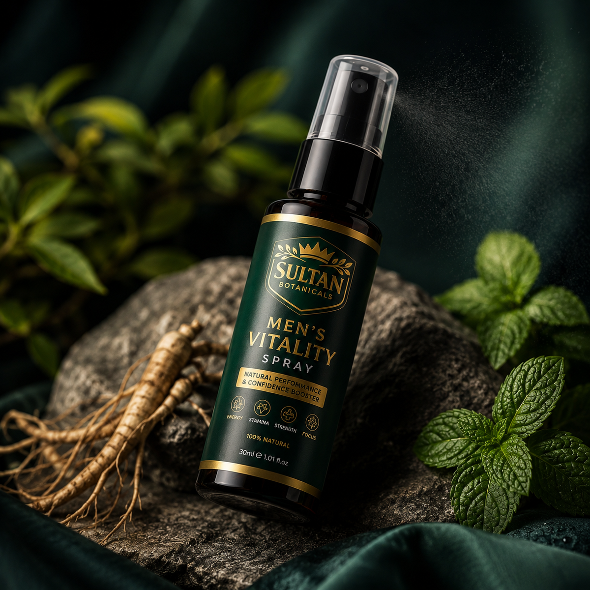 Sultan Botanicals Men's Vitality Spray - secondary shot